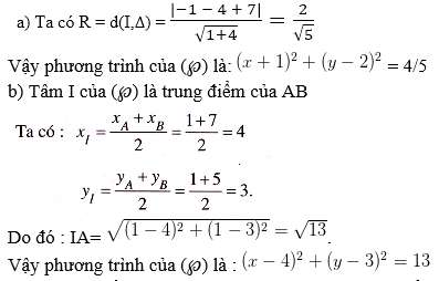 Lý thuyết phương trình đường tròn (ảnh 7)