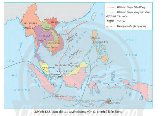 Lý thuyết Lịch sử 11 Chân trời sáng tạo Bài 12. Vị trí và tầm quan trọng của Biển Đông