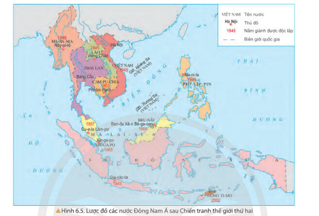 Lý thuyết Lịch sử 11 Chân trời sáng tạo Bài 6. Hành trình đi đến độc lập dân tộc ở Đông Nam Á