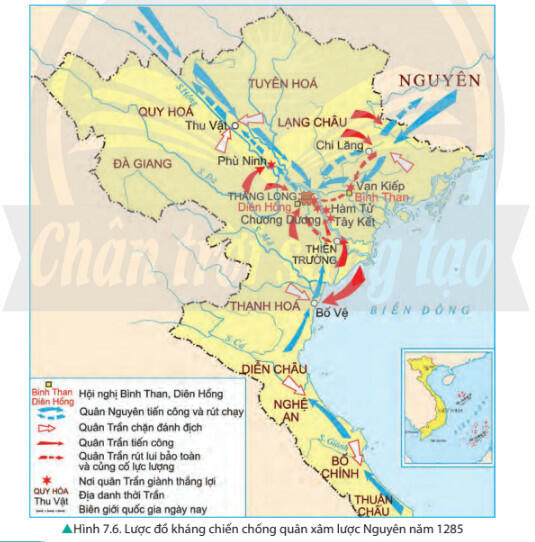 Lý thuyết Lịch sử 11 Chân trời sáng tạo Bài 7. Chiến tranh bảo vệ tổ quốc trong lịch sử Việt Nam (Trước năm 1945)
