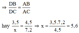 Lý thuyết tính chất đường phân giác của tam giác (ảnh 12)