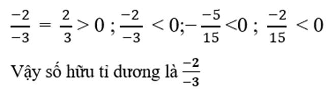 Nêu ba cách viết của số hữu tỉ âm 3 phần 5 và biểu diễn số hữu tỉ đó trên trục số (ảnh 10)