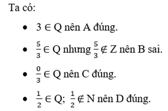 Nêu ba cách viết của số hữu tỉ âm 3 phần 5 và biểu diễn số hữu tỉ đó trên trục số (ảnh 8)