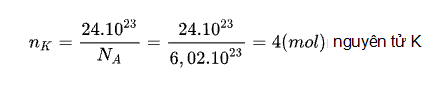 Nêu cách tính số mol theo khối lượng và theo thể tích (ảnh 4)