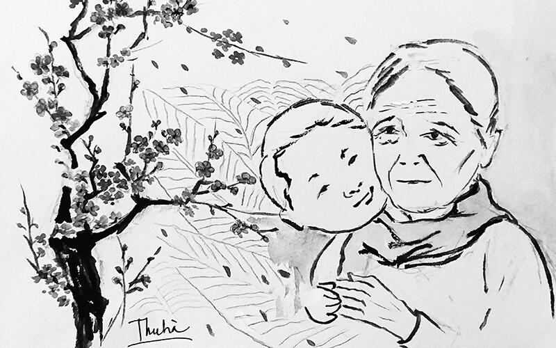 Nêu nội dung của bài thơ Dáng mẹ của Phan Thu Hà 