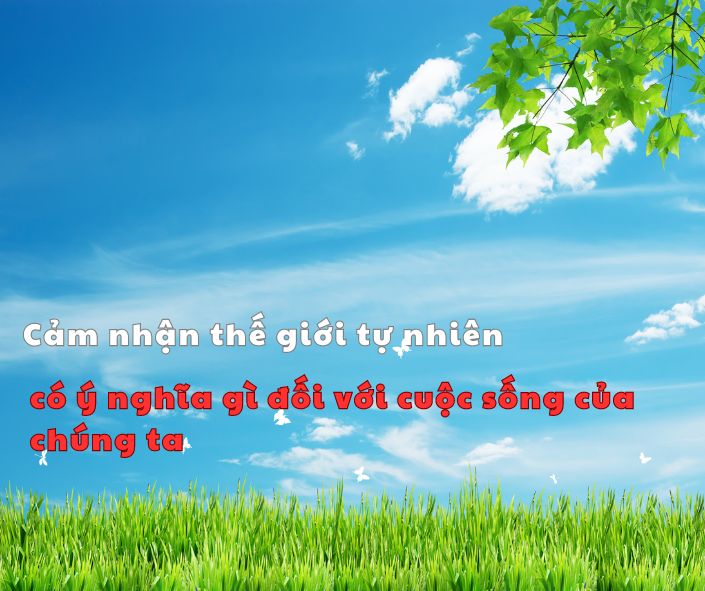 Nghị luận: Việc cảm nhận thế giới tự nhiên có ý nghĩa gì đối với cuộc sống của chúng ta
