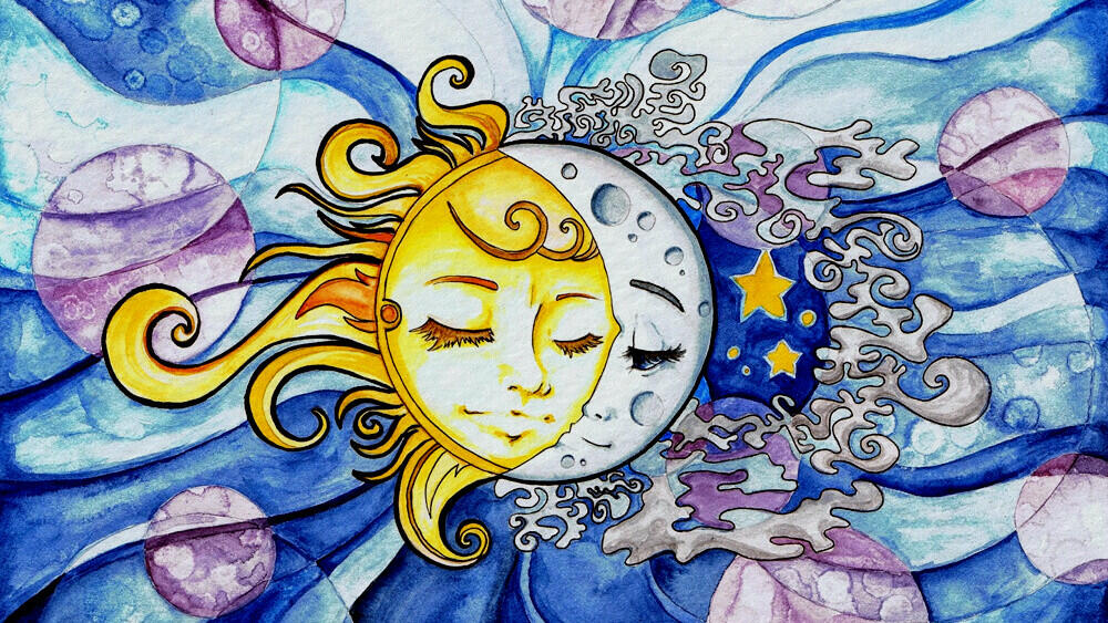 Nữ thần mặt trời và mặt trăng đọc hiểu