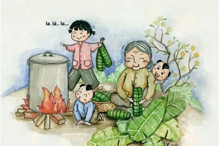 phân tích chủ đề và đặc sắc nghệ thuật của bài thơ Tết quê bà