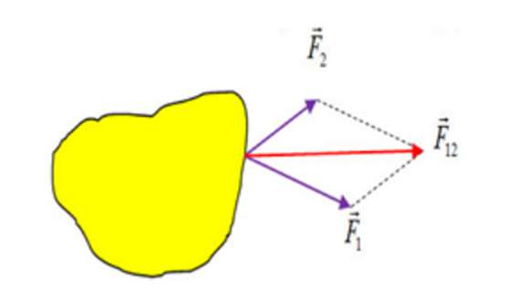 Nêu quy tắc tìm hợp của hai lực có giá đồng quy (ảnh 5)