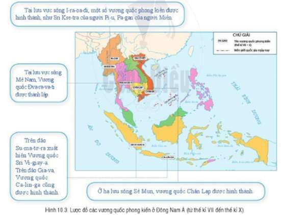 [Sách Cánh Diều] Giải Lịch Sử 6 Bài 10. Sự ra đời và phát triển các vương quốc Đông Nam Á (ngắn nhất) ảnh 2