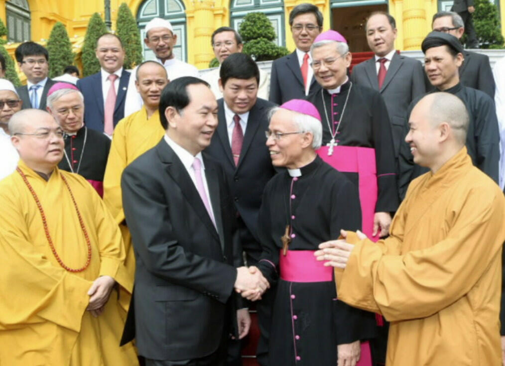 Một số hình ảnh nổi bật về quyền bình đẳng giữa các tôn giáo ở Việt Nam