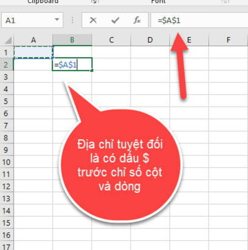 Một số hình ảnh nổi bật về sử dụng địa chỉ tương đối, tuyệt đối trong công thức