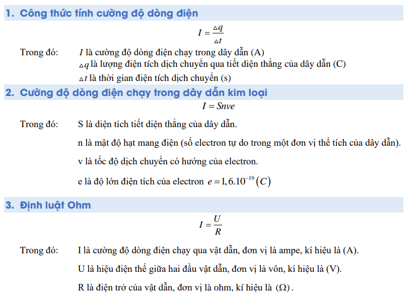 Sơ đồ tư duy Vật lý 11 Chương 4: Dòng điện mạch điện