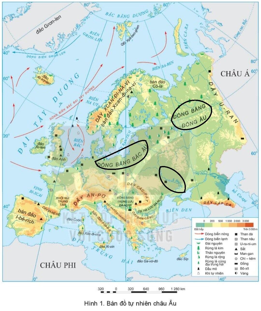 Soạn Địa 7 Bài 1: Vị trí địa lí, đặc điểm tự nhiên châu Âu - Kết nối tri thức