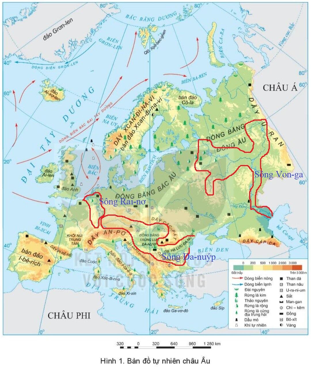 Soạn Địa 7 Bài 1: Vị trí địa lí, đặc điểm tự nhiên châu Âu - Kết nối tri thức (ảnh 5)