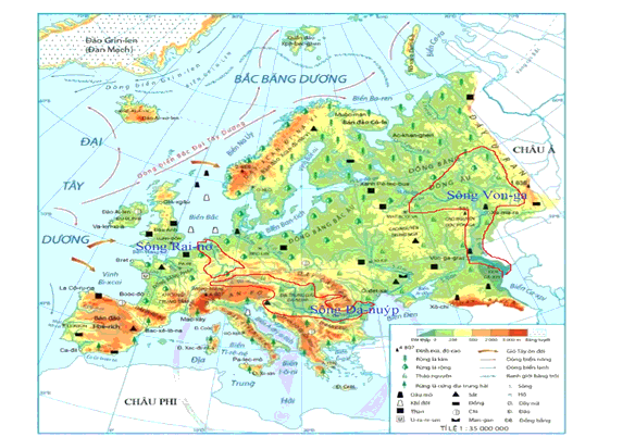 Soạn Địa 7 Bài 1: Vị trí địa lí, phạm vi và đặc điểm tự nhiên Châu Âu - Cánh Diều (ảnh 5)