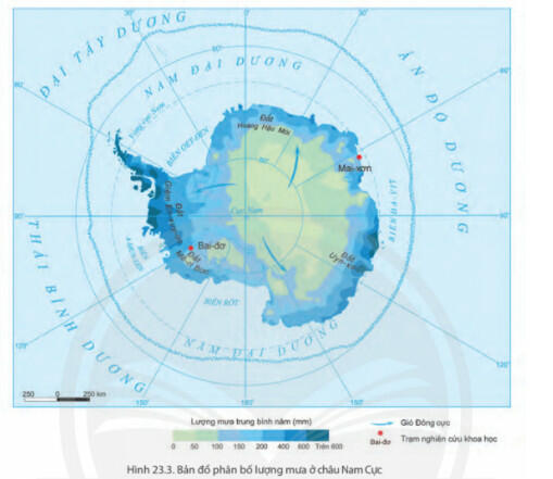 Soạn Địa 7 Bài 23: Thiên nhiên châu Nam Cực - Chân trời sáng tạo