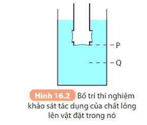 Soạn KHTN 8 Bài 16: Áp suất chất lỏng. Áp suất khí quyển 