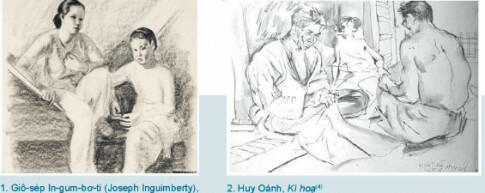 Soạn Mĩ thuật 8 Kết nối tri thức Bài 1 Hình tượng con người trong sáng tạo mĩ thuật hình 3