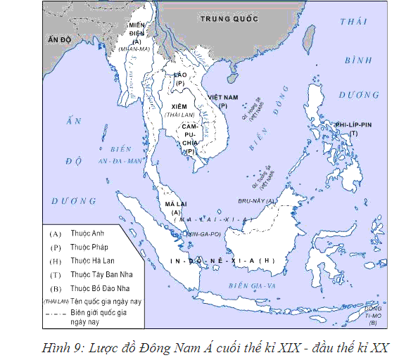 Soạn Sử 11 Bài 4 ngắn nhất: Các nước Đông Nam Á (Cuối thế kỉ XIX - đầu thế kỉ XX)