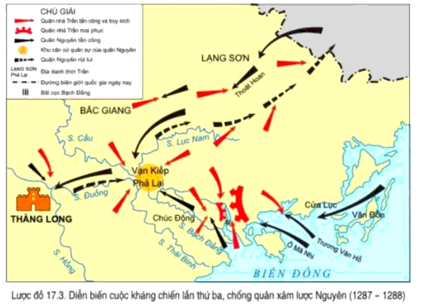 Soạn Sử 7 Bài 17: Ba lần kháng chiến chống quân xâm lược Mông - Nguyên của nhà Trần (thế kỉ XIII) - Cánh Diều