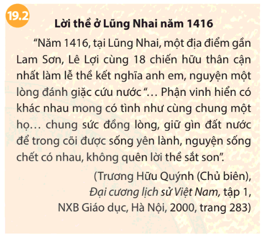 Soạn Sử 7 Bài 18: Khởi nghĩa Lam Sơn (1418-1427) - Chân trời sáng tạo