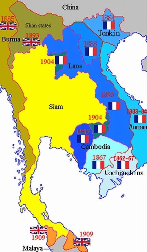 Thái lan là thuộc địa của nước nào