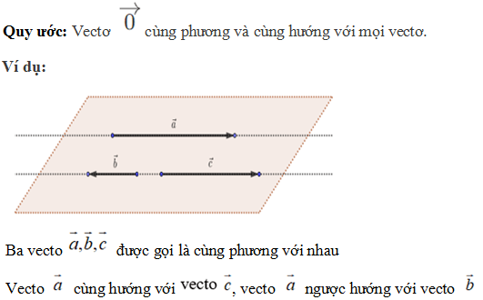 [CHUẨN NHẤT] Thế nào là hai vecto cùng phương (ảnh 2)