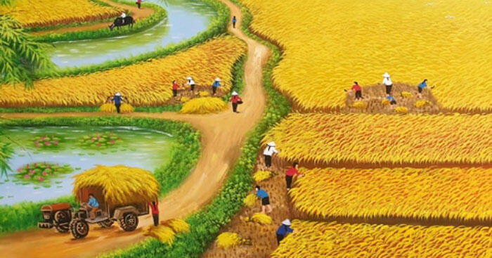 Tìm và nêu tác dụng của những từ ngữ, hình ảnh, biện pháp tu từ đặc sắc mà tác giả sử dụng để miêu tả cảnh sắc quê hương trong bốn dòng thơ đầu trong bài Việt nam quê hương ta