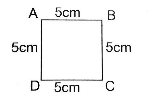 Tính cạnh của hình vuông khi biết chu vi