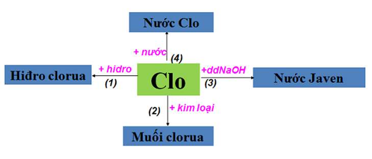 Tính chất, công thức hóa học của clo (ảnh 2)
