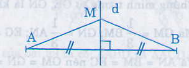 Tính chất của đường phân giác vuông góc của đoạn thẳng (ảnh 3)