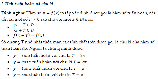 Tóm tắt lý thuyết Toán 11 Chương 1 bằng sơ đồ tư duy ngắn gọn, dễ hiểu (ảnh 2)