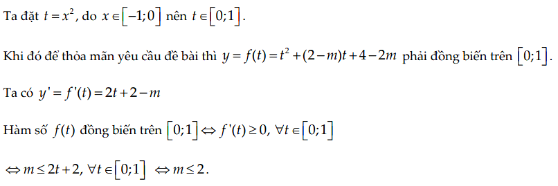 Trắc nghiệm hàm số đồng biến nghịch biến lớp 12 có đáp án (ảnh 24)
