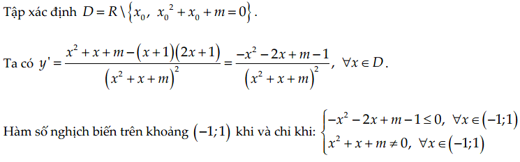 Trắc nghiệm hàm số đồng biến nghịch biến lớp 12 có đáp án (ảnh 8)