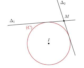 Trắc nghiệm phương trình tiếp tuyến của đường tròn có đáp án (ảnh 5)