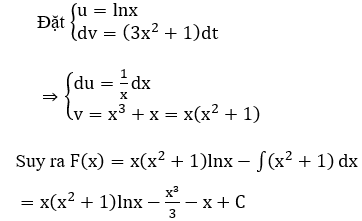 Trắc nghiệm tìm nguyên hàm bằng phương pháp từng phần có đáp án (ảnh 30)