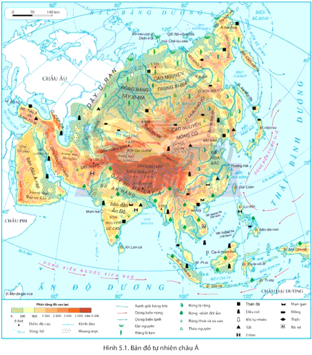 Vị trí địa lý của Châu Á có ý nghĩa gì đối với khí hậu?

