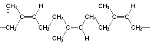 Quá trình trùng hợp isopren tạo ra cao su isopren với cấu trúc (ảnh 9)