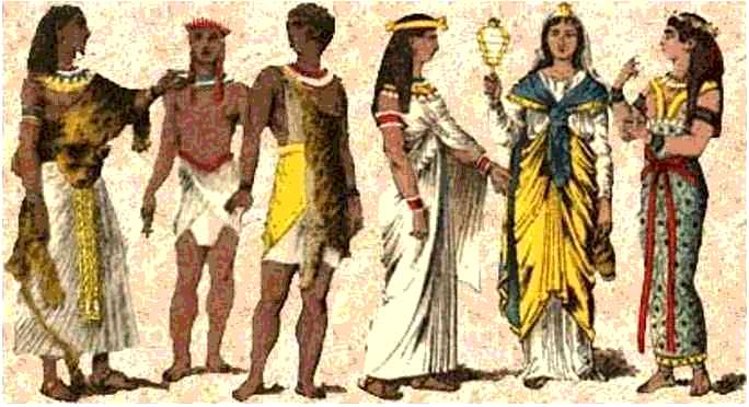 Về nguồn gốc dân cư, người Ai Cập cổ đại là?