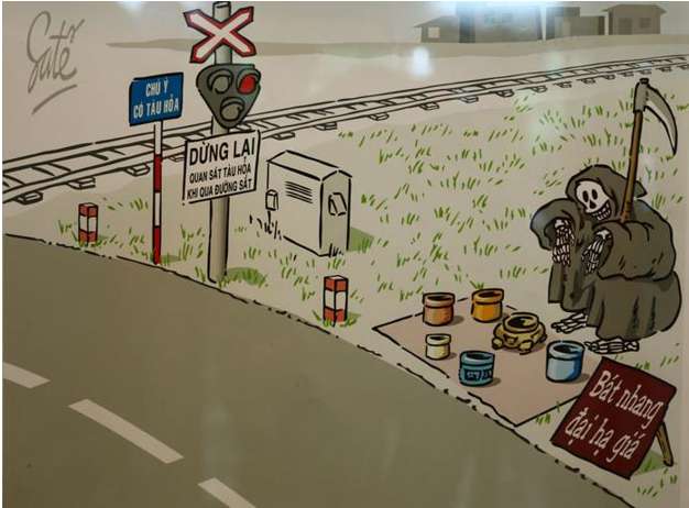 Vẽ tranh an toàn giao thông lớp 7 (ảnh 2)