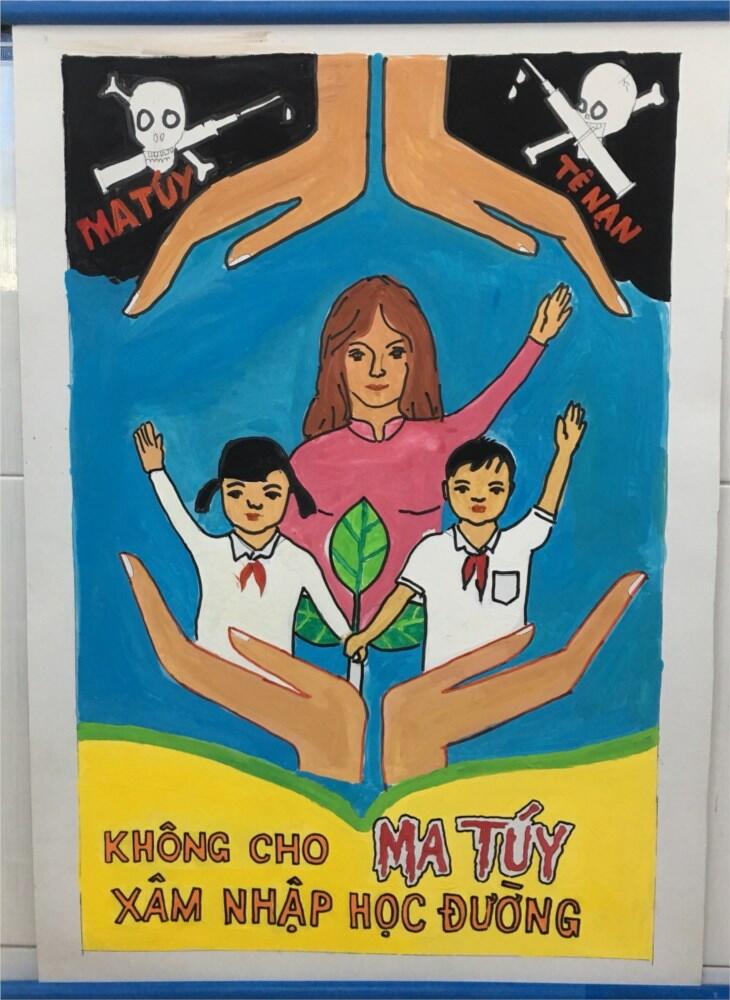 Thi vẽ tranh tuyên truyền về phòng chống ma túy trong trường học dành cho  khối THCS | THCS Thanh Đa