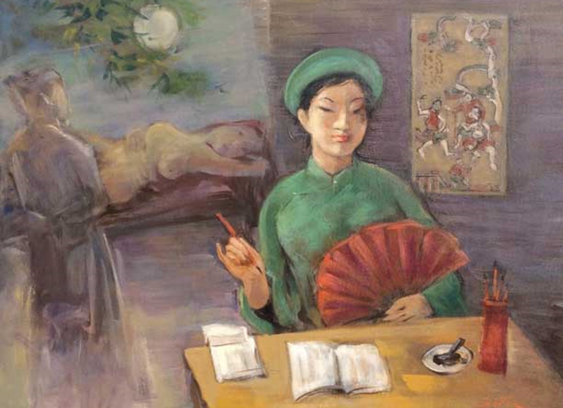 Viết báo cáo nghiên cứu về hình tượng người phụ nữ trong thơ Hồ Xuân Hương (ảnh 2)