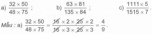 Viết các phấn số lần lượt bằng 5/6, 9/8 và có mẫu số chung là 24? (ảnh 8)