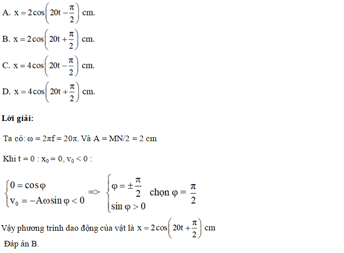 [CHUẨN NHẤT] Viết phương trình dao động (ảnh 16)