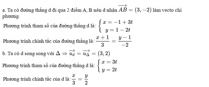 [CHUẨN NHẤT] Viết phương trình tham số (ảnh 8)