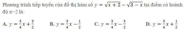 [CHUẨN NHẤT] Viết phương trình tiếp tuyến tại 1 điểm (ảnh 8)