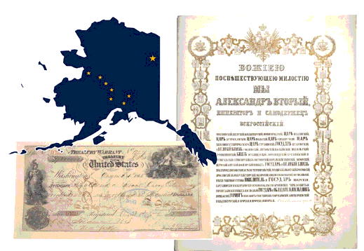 Vùng đất của Hoa Kỳ ngày nay mà trong thời Trung đại thuộc chủ quyền của Nga là Bang Alaska.