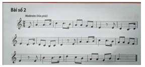 Soạn Âm nhạc lớp 8 Bài 5: Ôn tập bài hát: Lý dĩa bánh bò, Nhạc lí: Gam thứ, giọng thứ & Tập đọc nhạc: TĐN số 2 (ảnh 4)
