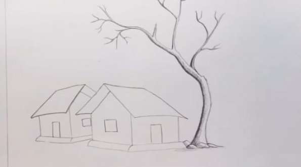 Soạn Mĩ thuật lớp 7: Cách vẽ tranh đề tài phong cảnh (ảnh 3)
